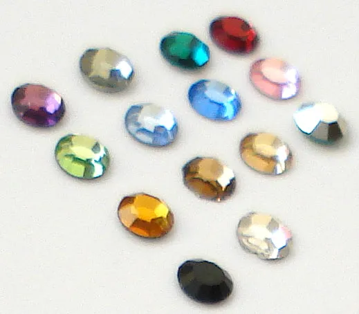 2.1-2.2mm (2000) (7ss) Round Flat Backs
