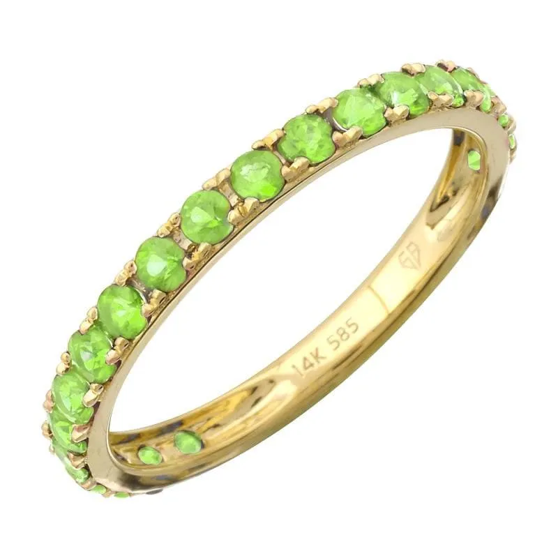 3/4 Gemstone Set Ring