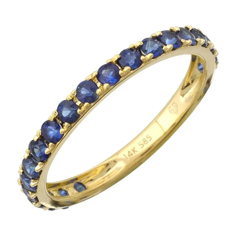 3/4 Gemstone Set Ring