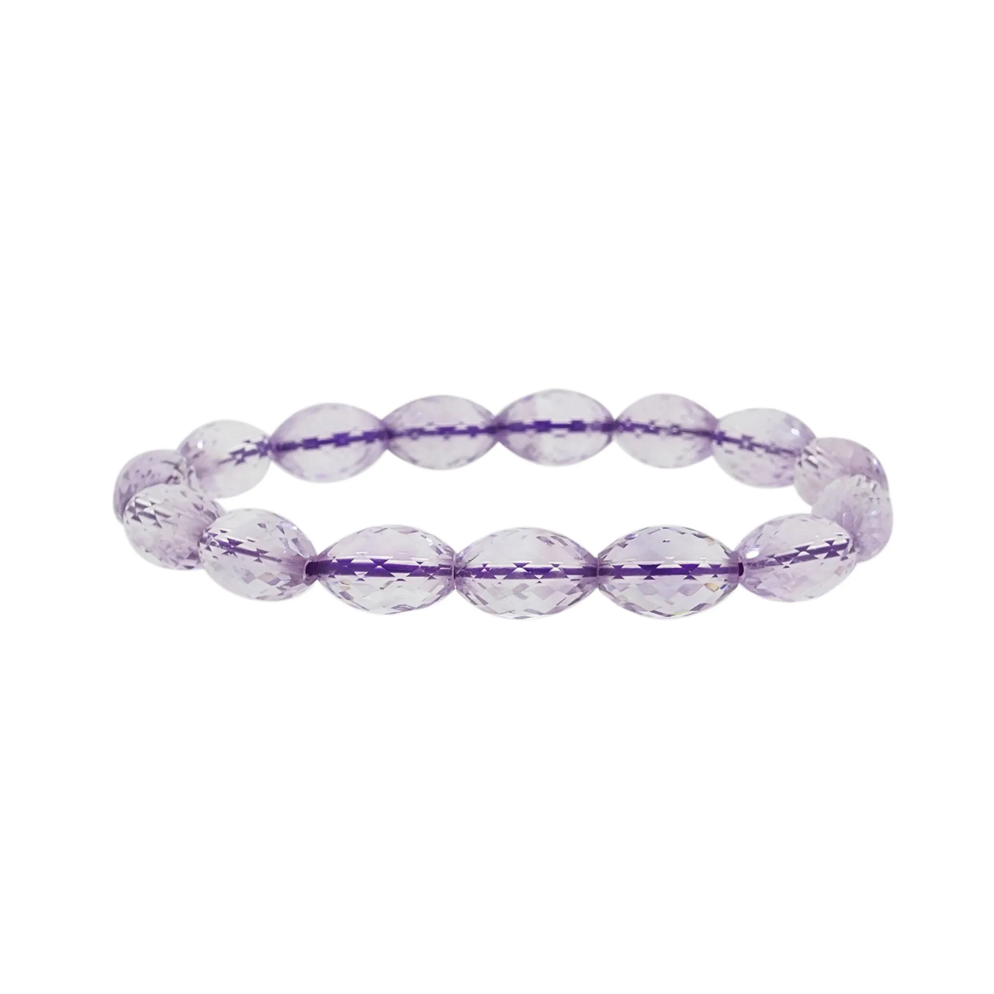 A-Grade Lavender Amethyst Faceted Ovals