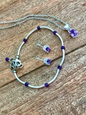 Amethyst Bijou Gift Set