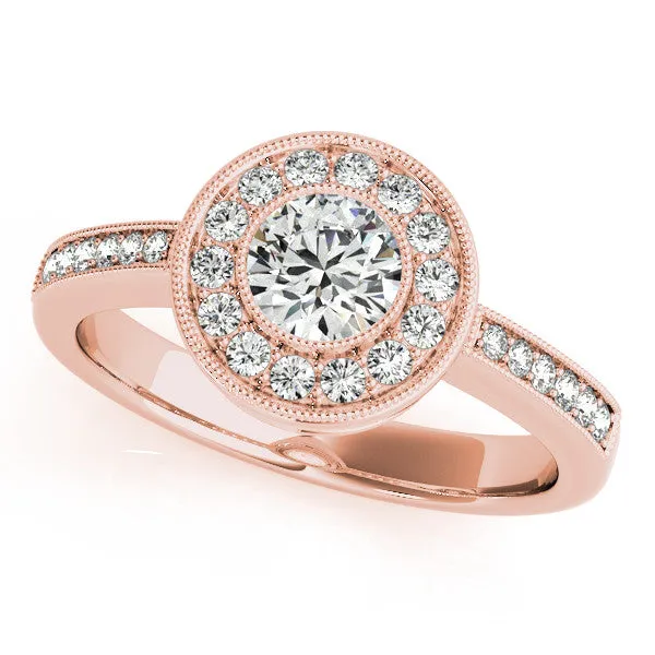 Bezel Set Moissanite Engagement Ring - Theresa