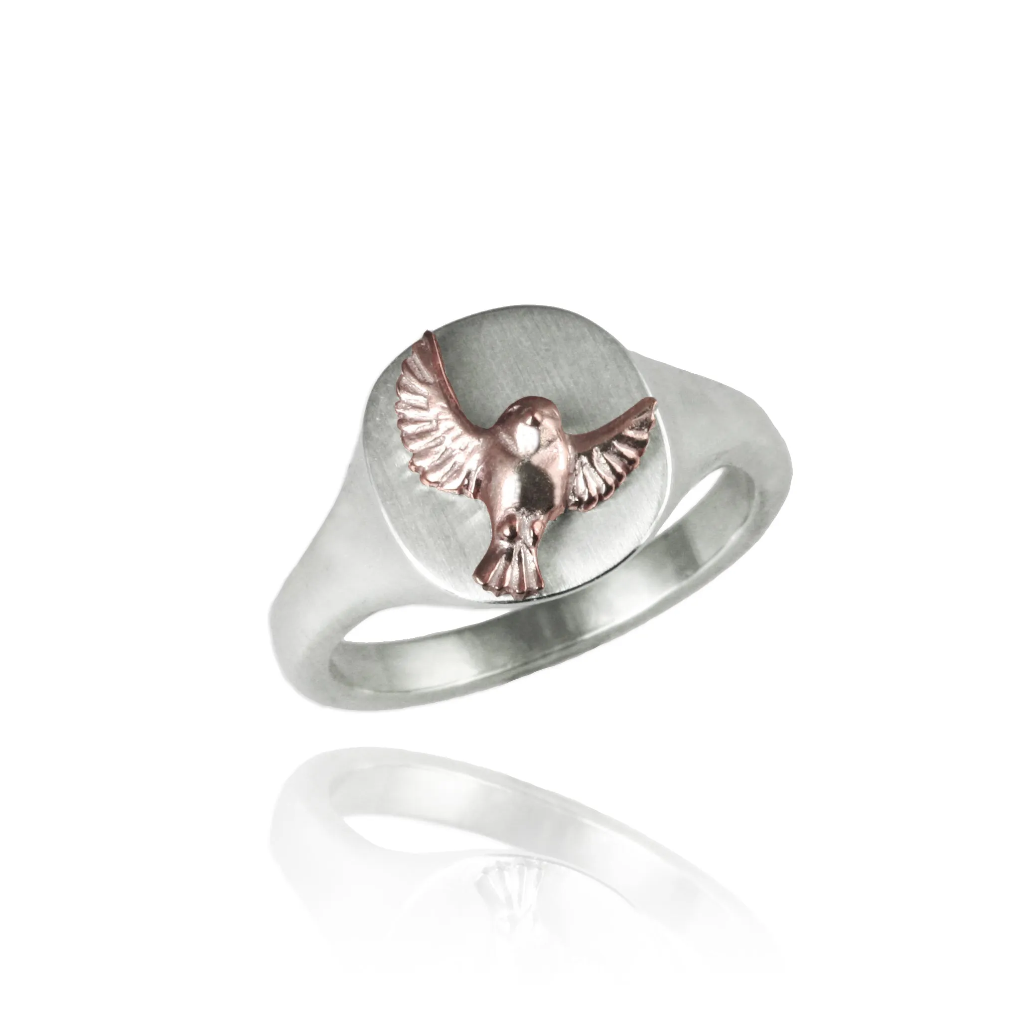Freedom Bird Signet Ring
