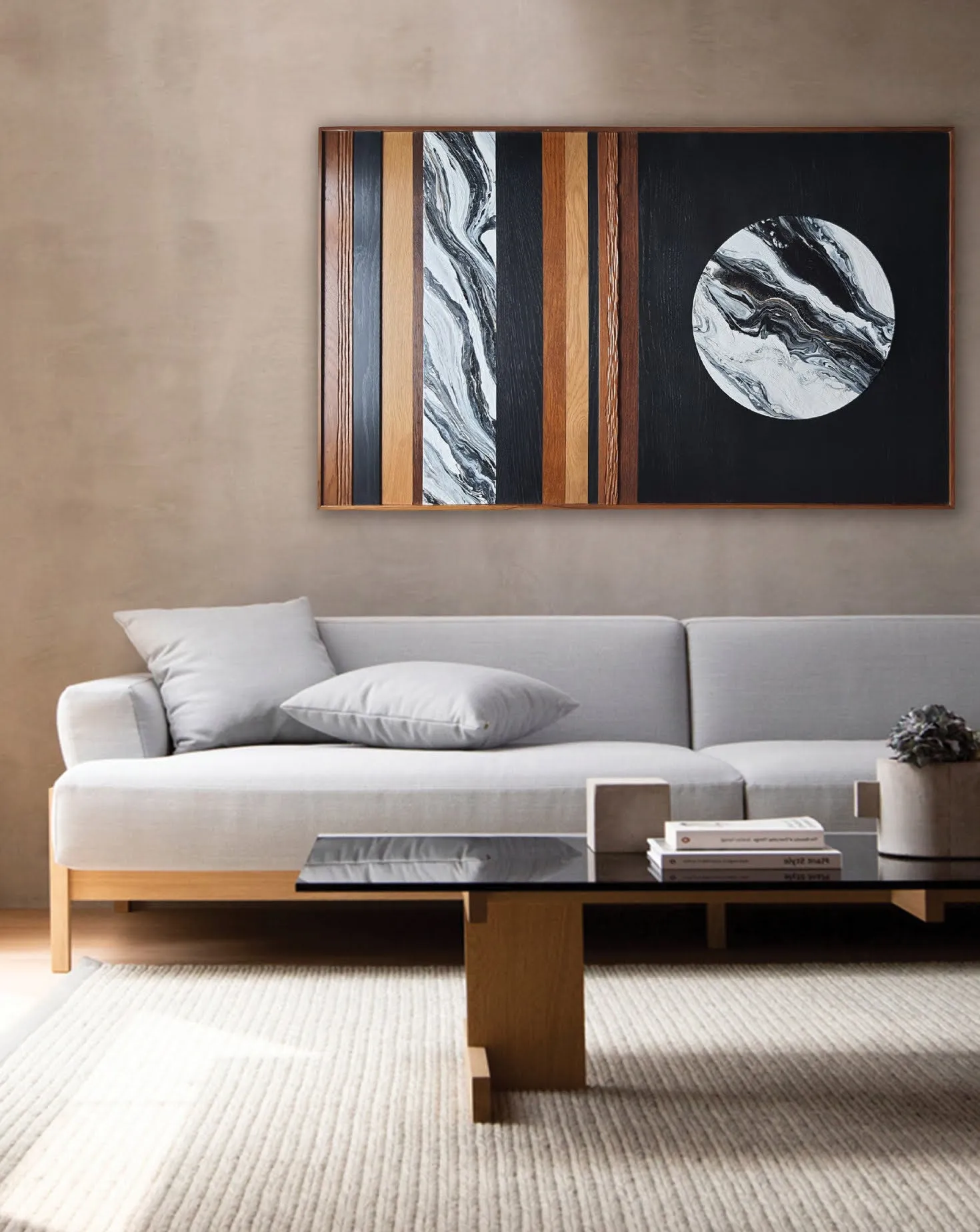 Japandi Notions Monochrome Dreams Wall Art