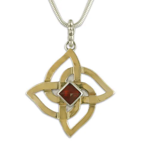 Karasel Pendant with Gem