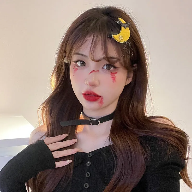 Kawaii Funny Soft Girl Halloween Hairpin