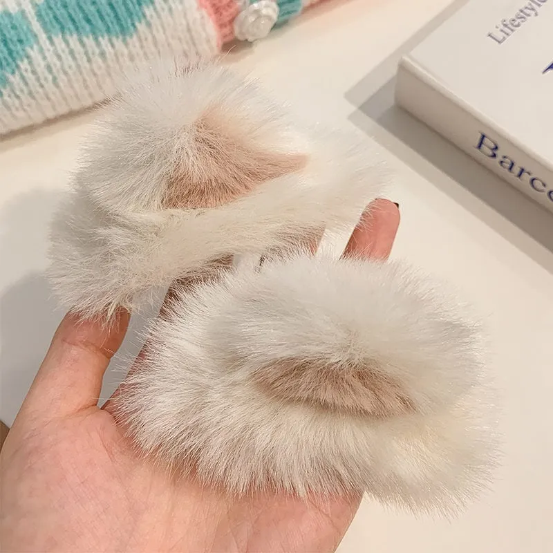 Kawaii Lolita Plush Cat Ears Hairpin