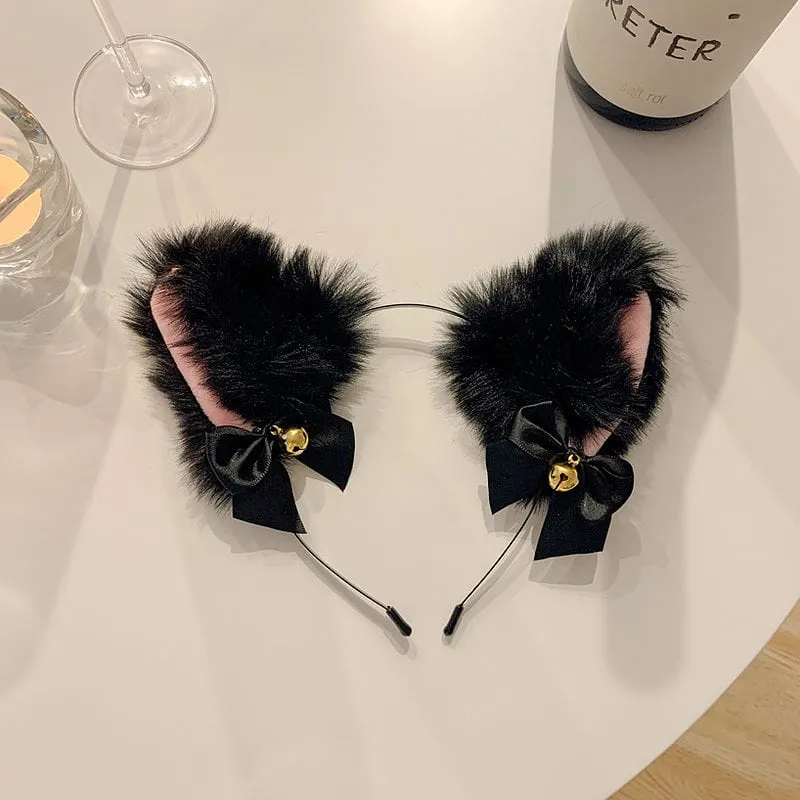 Kawaii Lolita Plush Cat Ears Hairpin