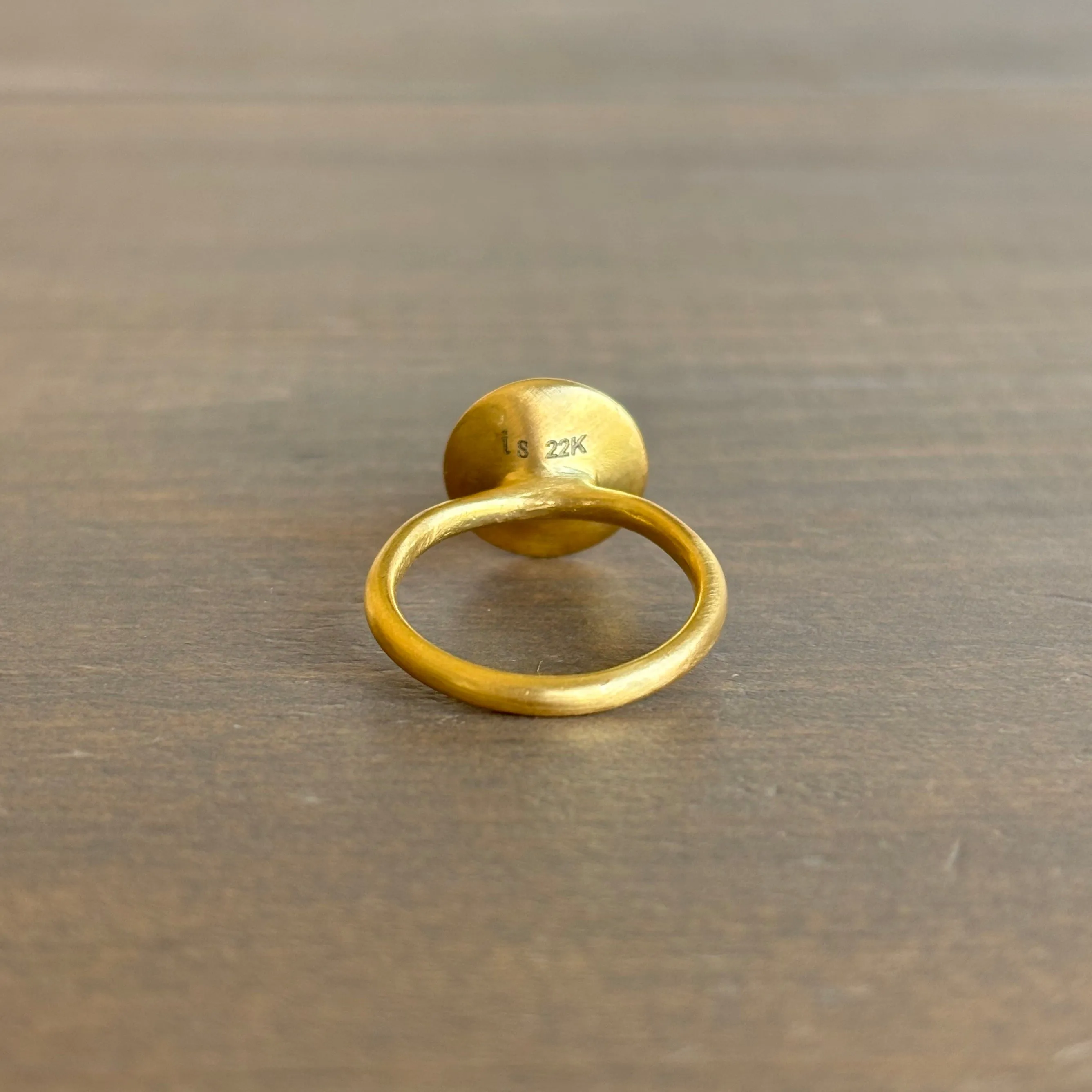 Large Ruby Pod Ring