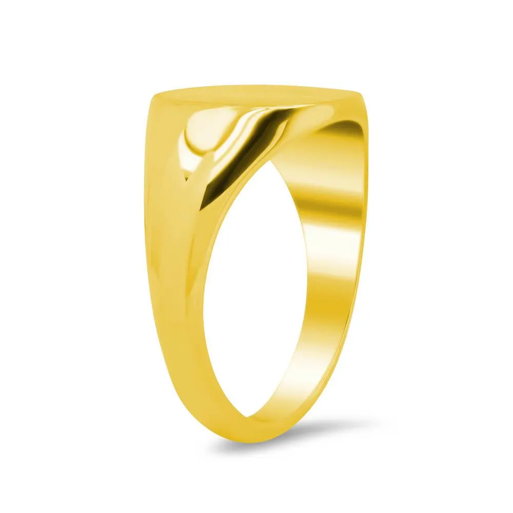 Men's Square Signet Ring - Small