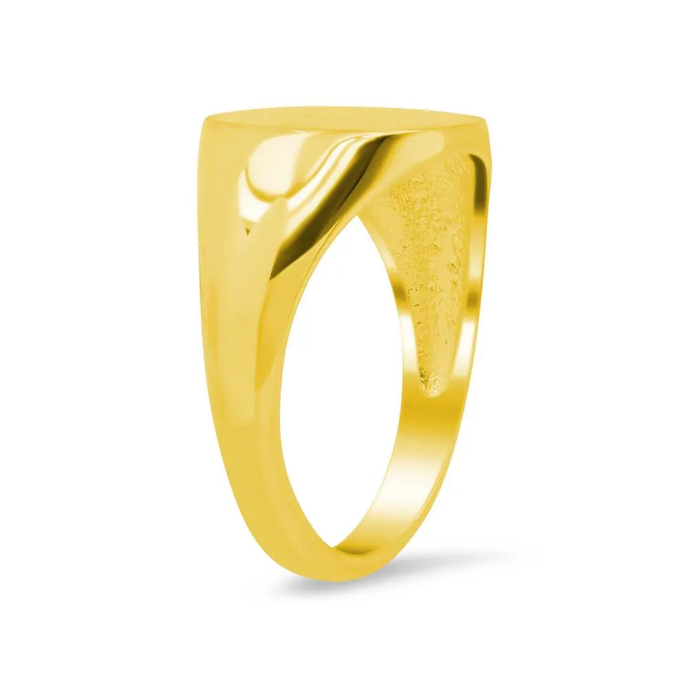 Men's Square Signet Ring - Small