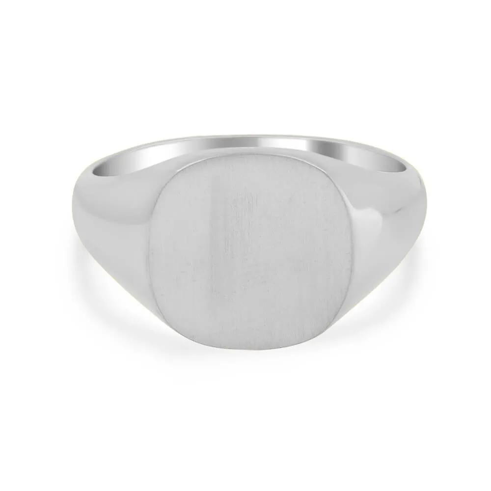 Men's Square Signet Ring - Small