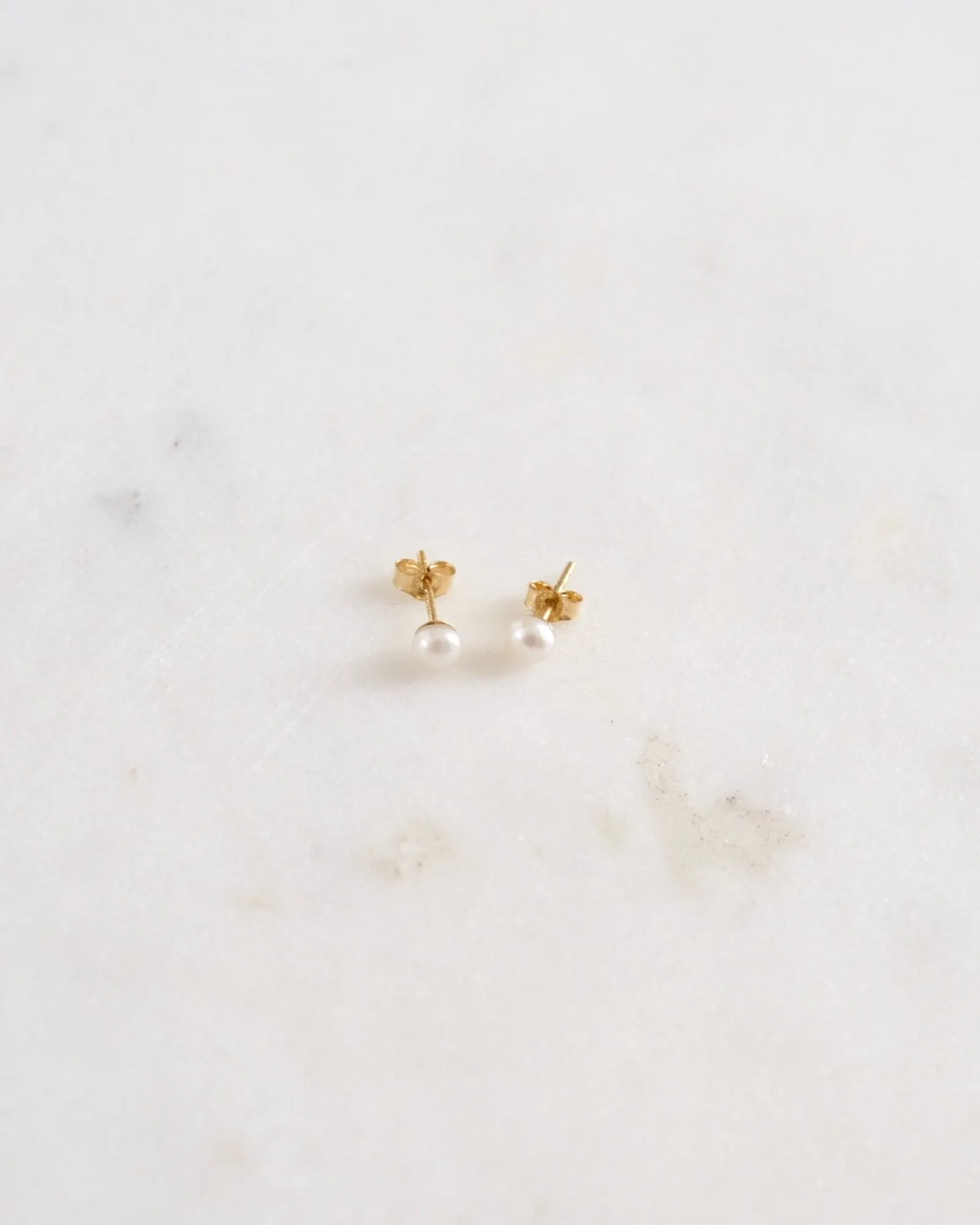 Mini Pearl Stud Earrings