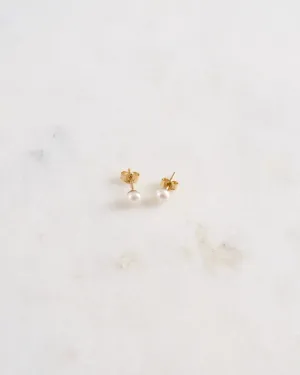 Mini Pearl Stud Earrings