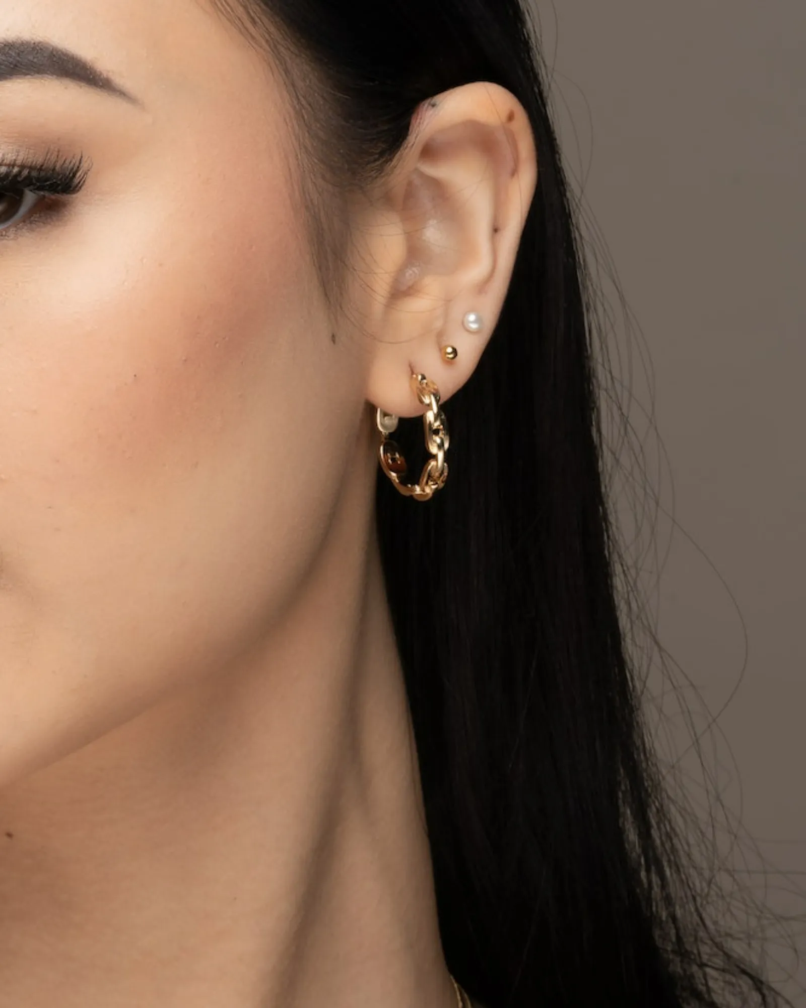 Mini Pearl Stud Earrings
