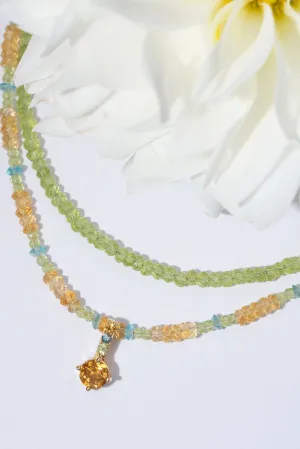 Necklace Luna Gemstone Sunshine Sparkle