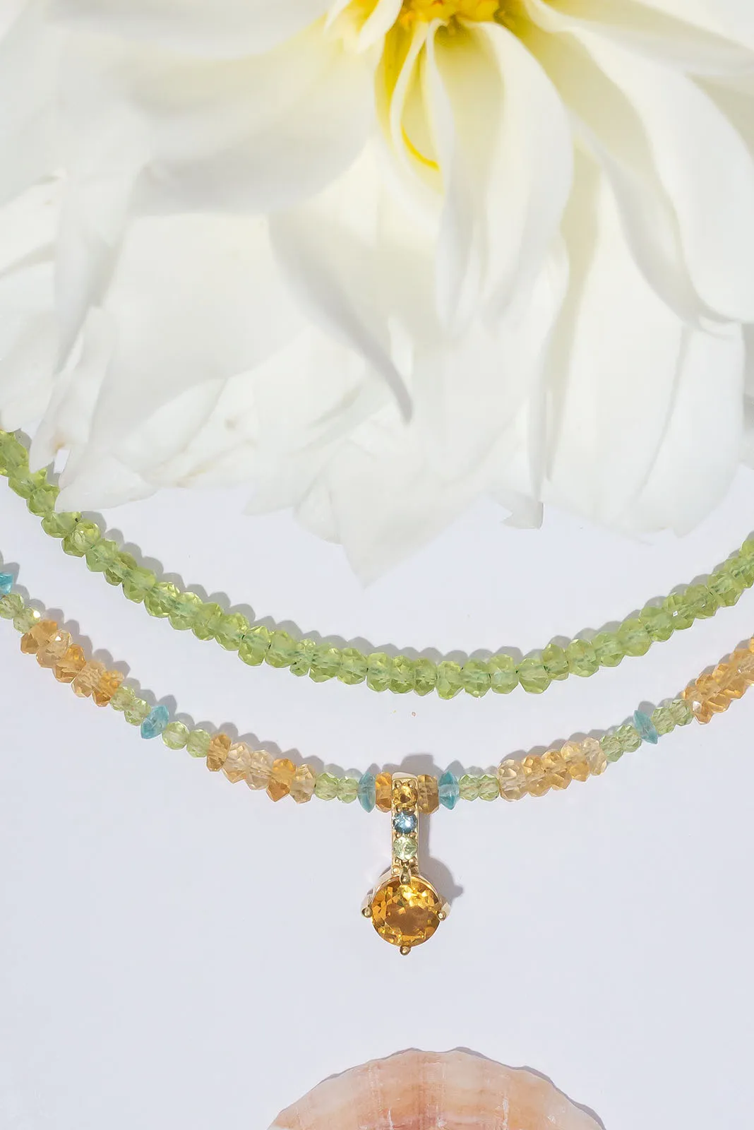 Necklace Luna Gemstone Sunshine Sparkle