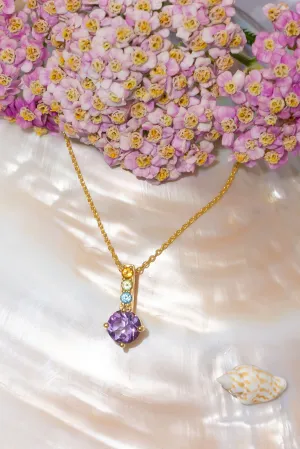 Pendant Luna Sparkle Amethyst