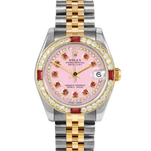 Rolex Datejust 31mm | 178273-PNK-STRR-4RBY-JBL
