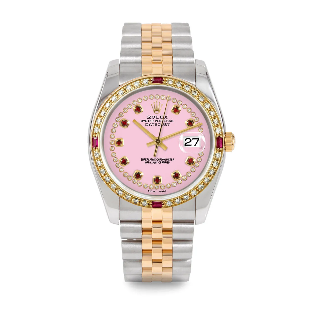 Rolex Datejust 36mm | 116233-PNK-STRR-4RBY-JBL