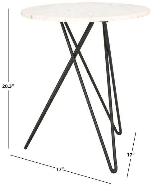 Safavieh Cade Marble Side Table, ACC3713