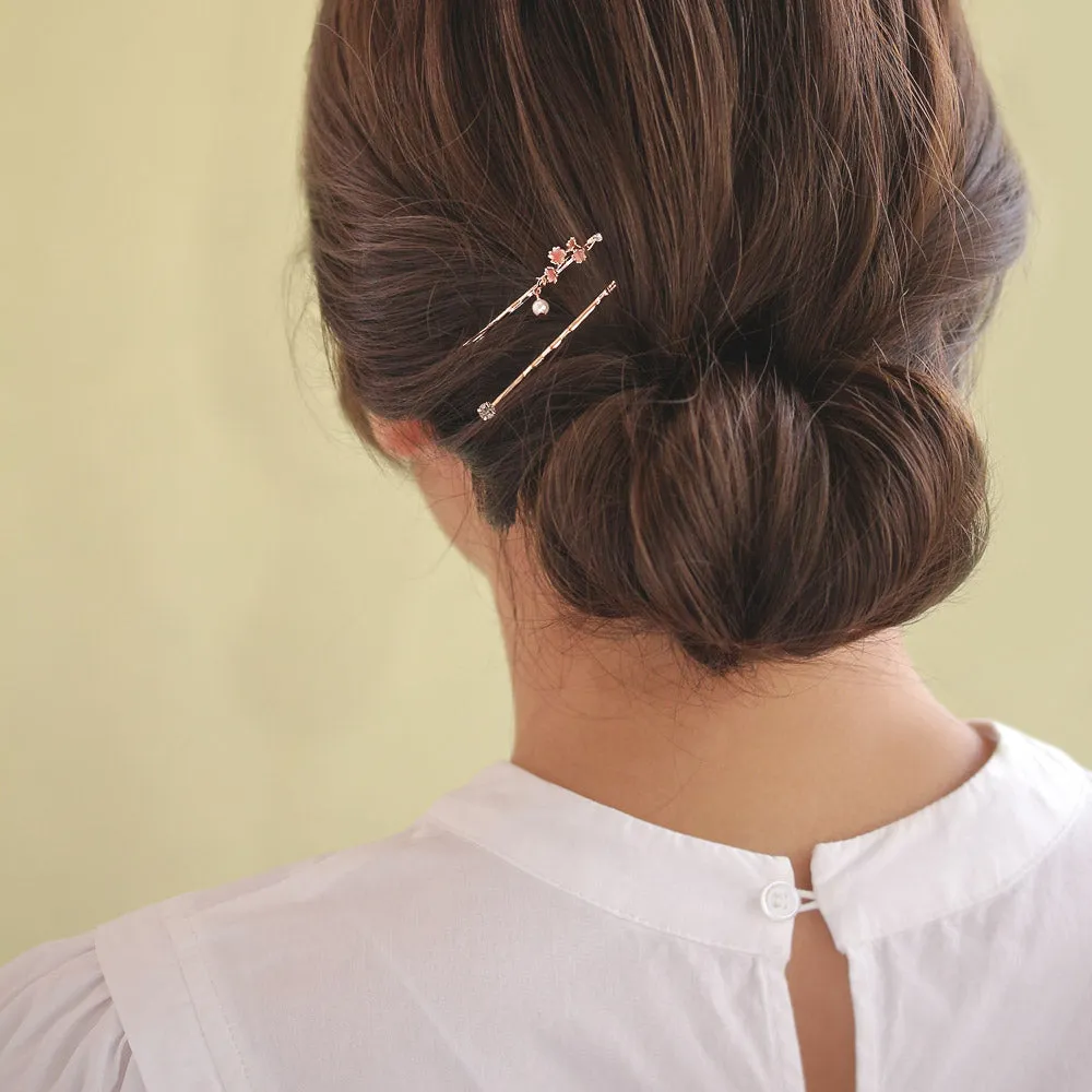 Sakura Branch Hairpin Set
