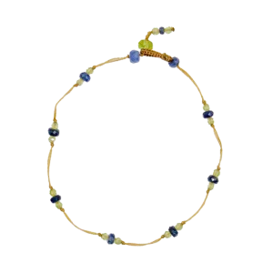 T. Bee Bracelet duo Saphire with Peridot