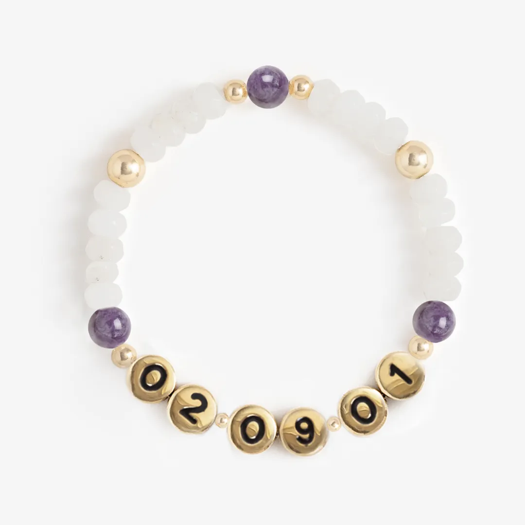 The February Bracelet (Amethyst)