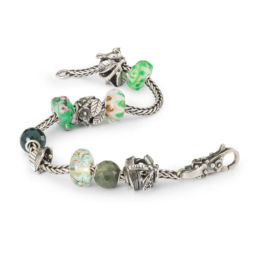 Trollbeads Round Green Calcite Facet Bead