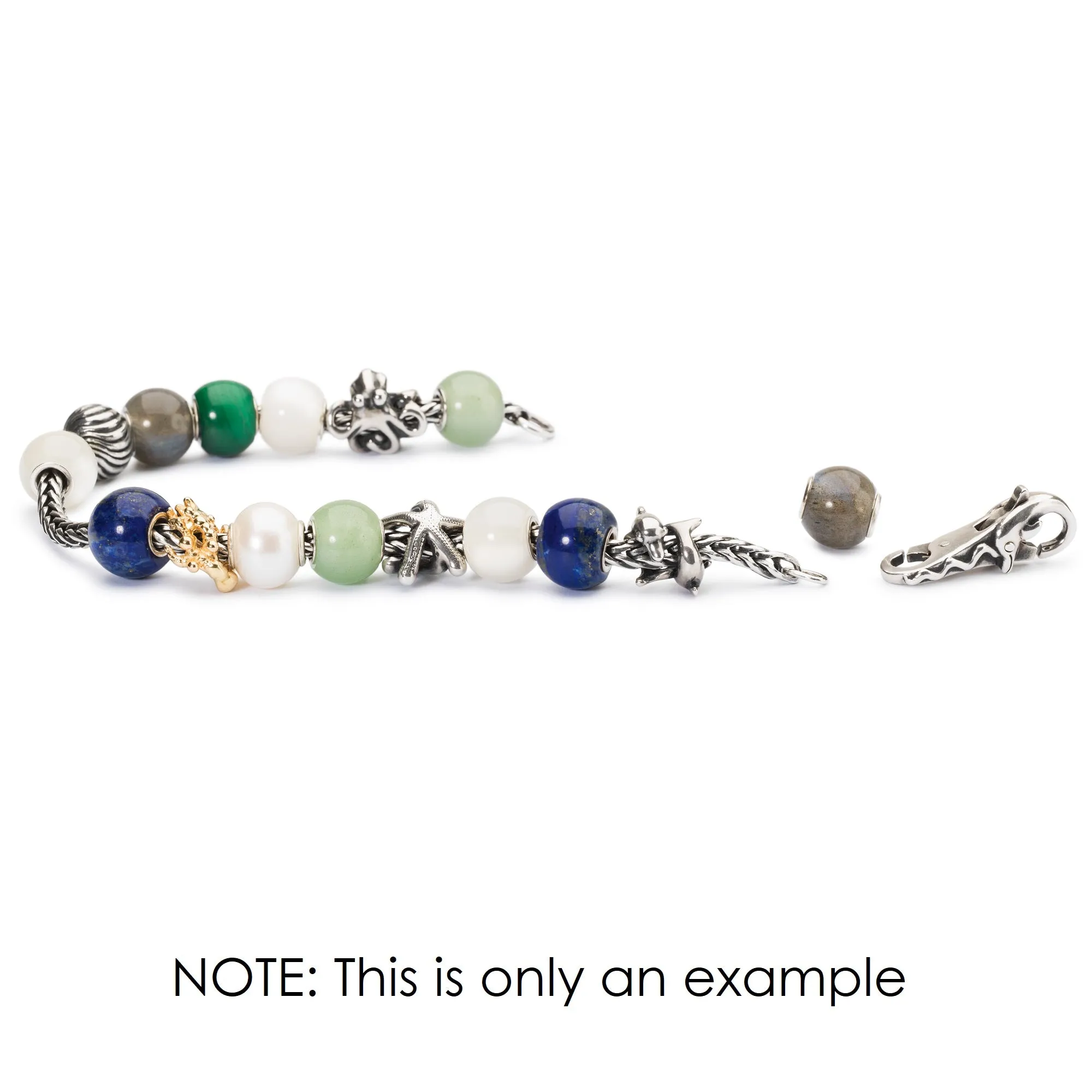 Trollbeads Round Moonstone Bead