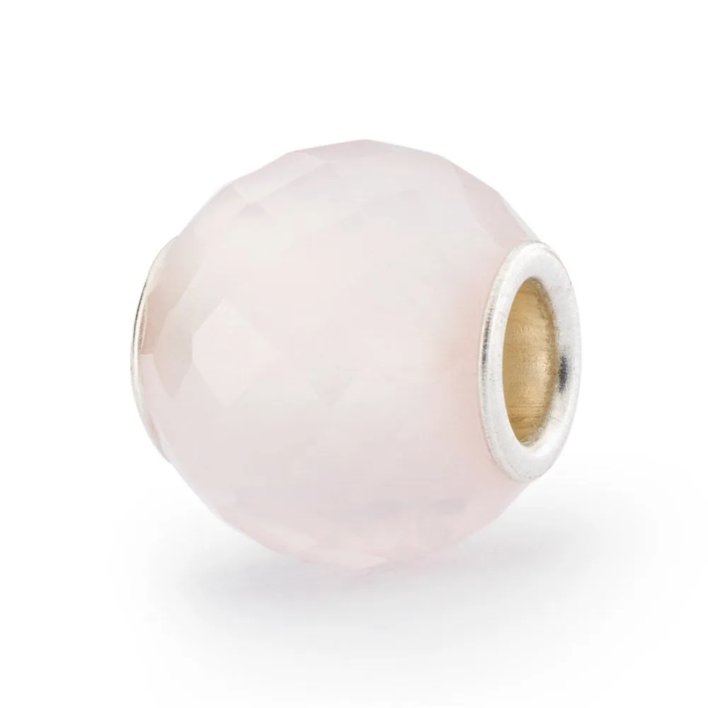 Trollbeads Round Rose Quartz Facet Bead