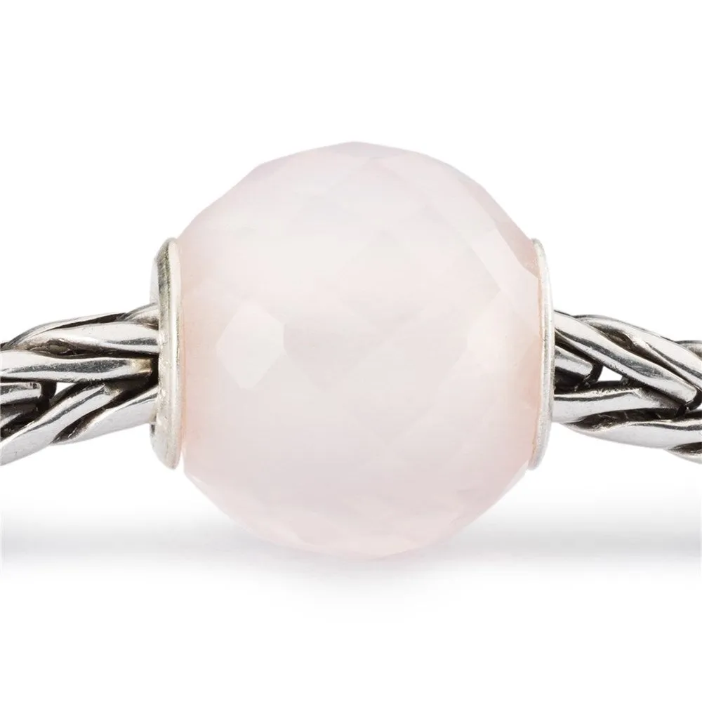Trollbeads Round Rose Quartz Facet Bead