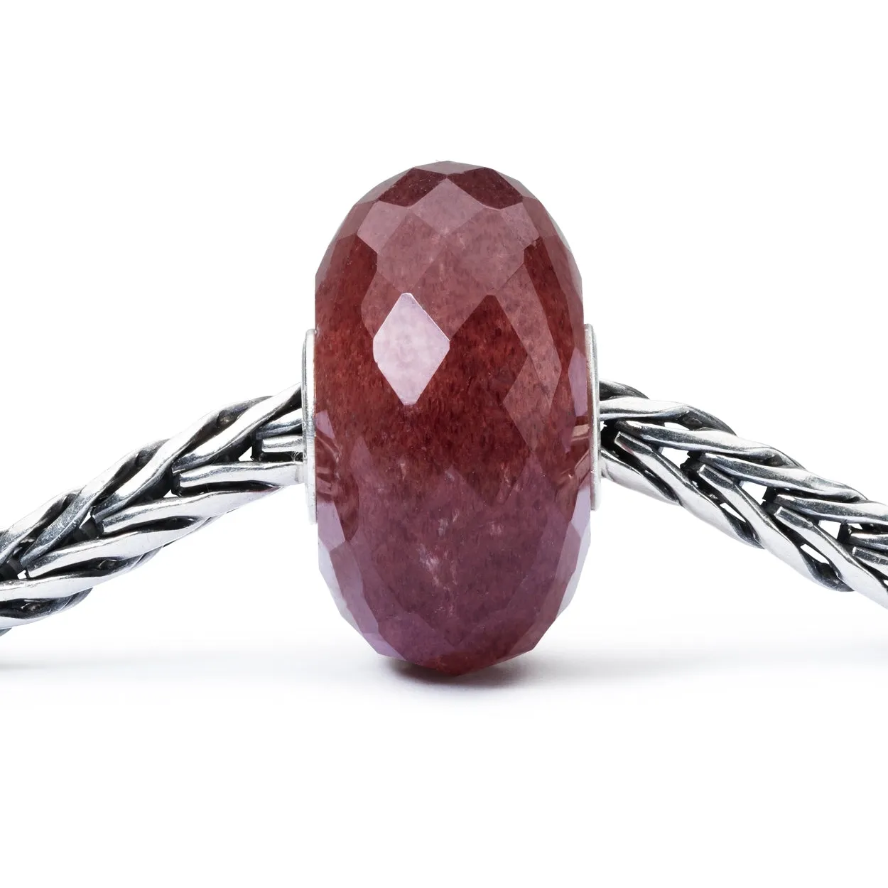 Trollbeads Strawberry Quartz Bead