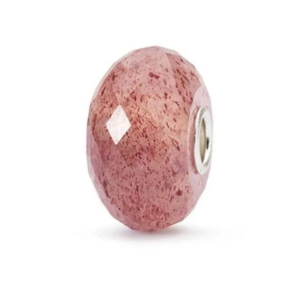 Trollbeads Strawberry Quartz Bead